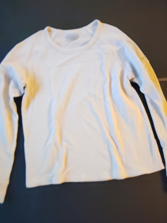 Columbia Other - Columbia Long Sleeve Ribbed Crew Neck Shirt - White